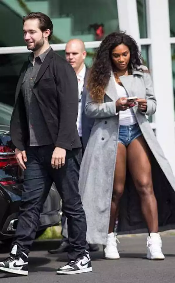 Serena Williams Puts Her Hot Thighs On Display As She Stepped Out With Fiance, Alexis Ohanian